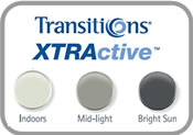 Transitions XTRActive Photochromic Eyeglass Lenses