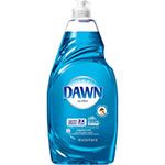 Rinse glasses with water & clean with Dawn Dish Soap