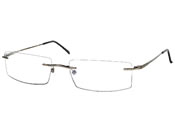 Drilled Rimless Eyeglass Frames