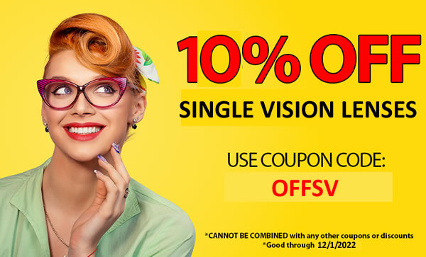 Single Vision Lens Sale